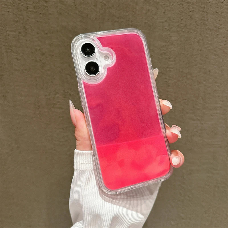 Glow In The Dark Quicksand Phone Case for Iphone