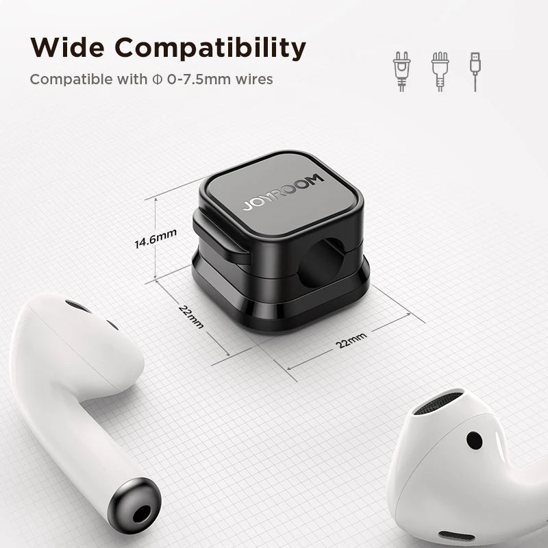 Magnetic Cable Clips – Adjustable Cord Organizer & Desk Wire Holder