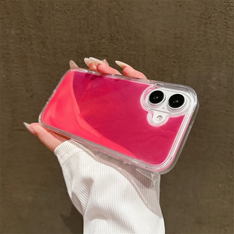 Glow In The Dark Quicksand Phone Case for Iphone