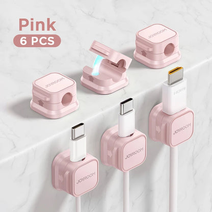 Magnetic Cable Clips – Adjustable Cord Organizer & Desk Wire Holder