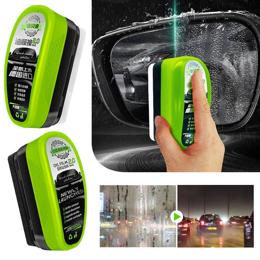 Car Glass Oil Film Remover – Hydrophobic Coating & Cleaning Tool For Any Glass Window