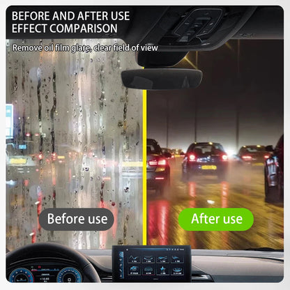 Car Glass Oil Film Remover – Hydrophobic Coating & Cleaning Tool For Any Glass Window