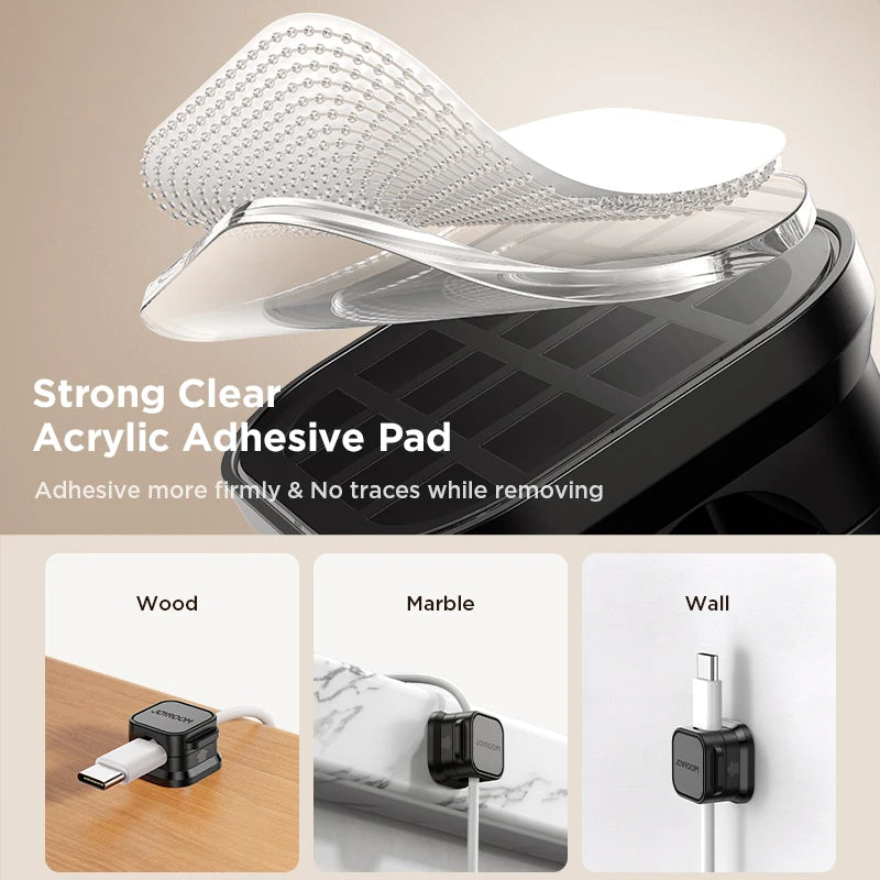 Magnetic Cable Clips – Adjustable Cord Organizer & Desk Wire Holder