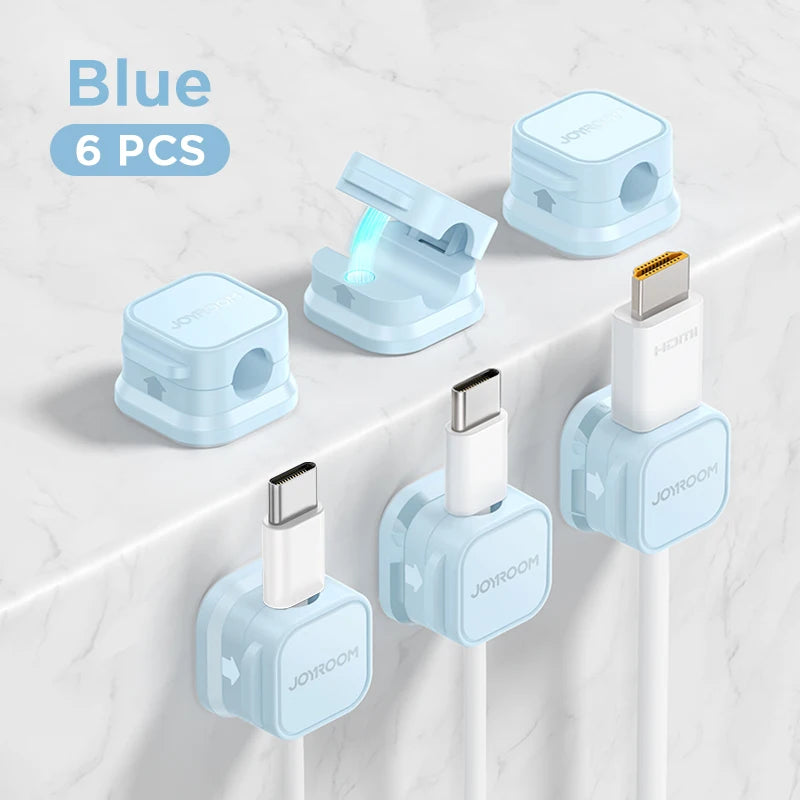 Magnetic Cable Clips – Adjustable Cord Organizer & Desk Wire Holder