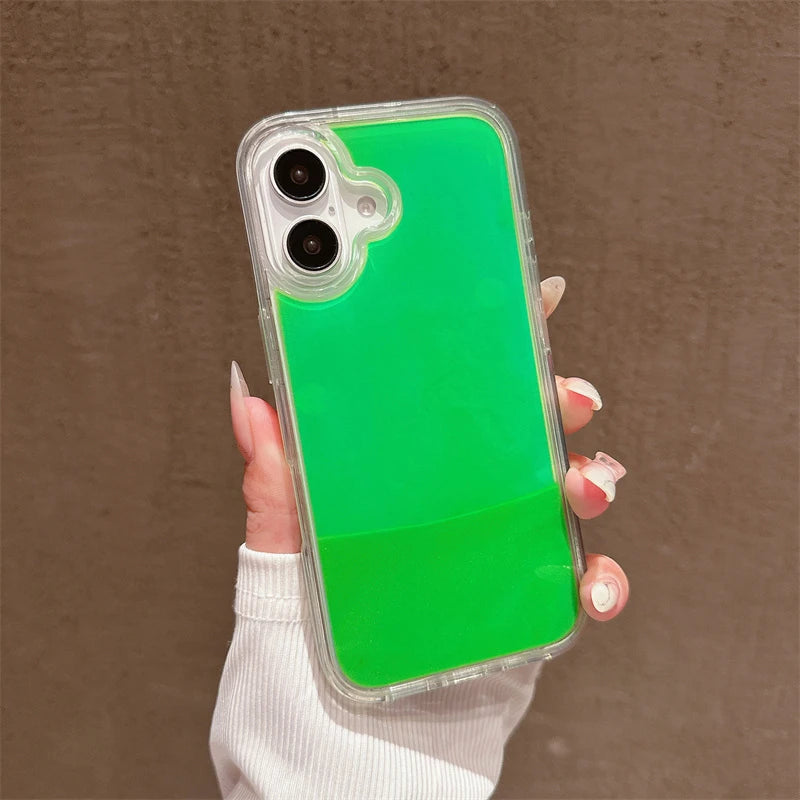 Glow In The Dark Quicksand Phone Case for Iphone
