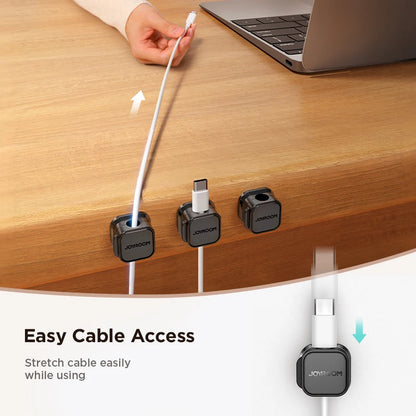 Magnetic Cable Clips – Adjustable Cord Organizer & Desk Wire Holder