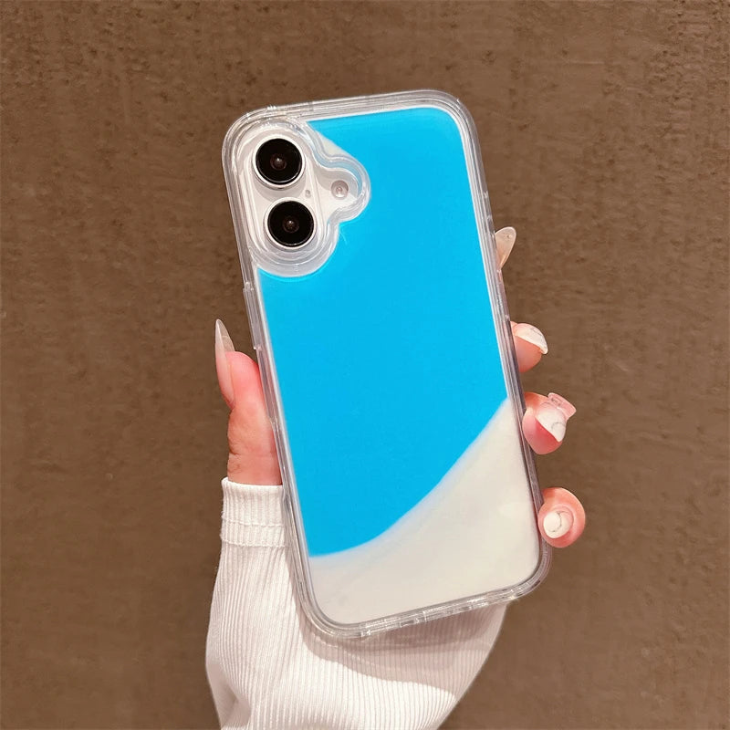 Glow In The Dark Quicksand Phone Case for Iphone