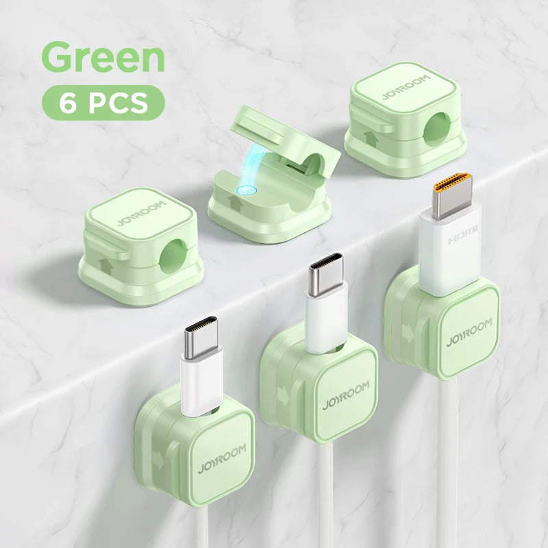 Magnetic Cable Clips – Adjustable Cord Organizer & Desk Wire Holder