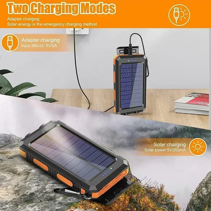 Solar Power Bank – Ultra-Capacity, Built for Adventure