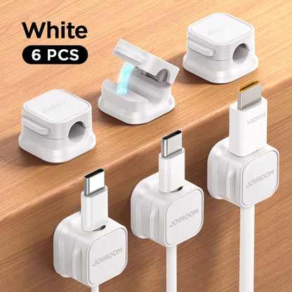 Magnetic Cable Clips – Adjustable Cord Organizer & Desk Wire Holder
